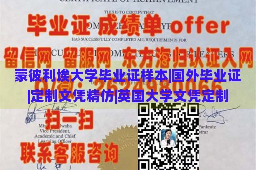 蒙彼利埃大学毕业证样本|国外毕业证|定制文凭精仿|英国大学文凭定制